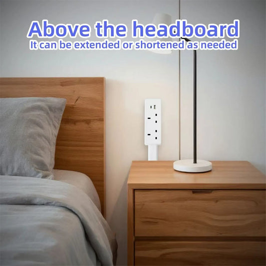 Rotating Wall Outlet Extender with USB