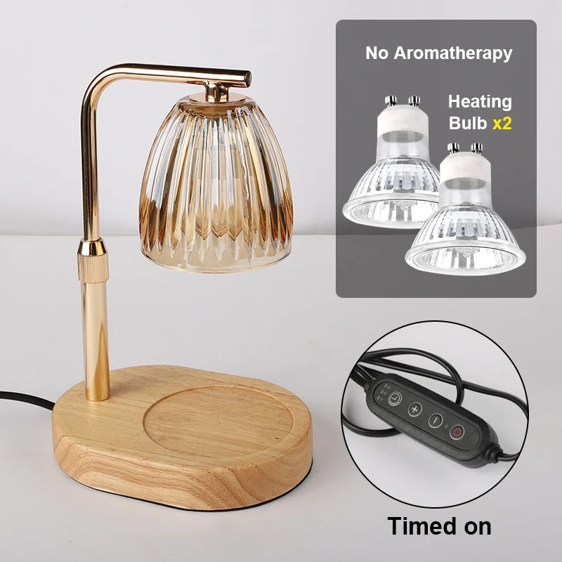 CandleGlow™ Candle Warmer Lamp — Timer, Dimmer & Adjustable Height