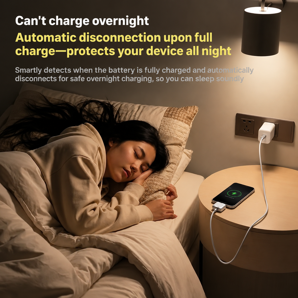 ChargeGuard Pro™ — USB-C Auto Shut-Off Charger Adapter