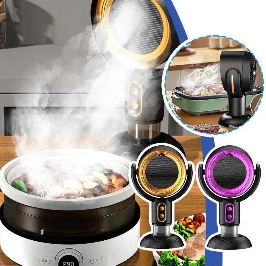 Portable Desktop Range Hood – USB Rechargeable Mini Extractor