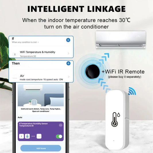 Zigbee 3.0 Temperature & Humidity Sensor