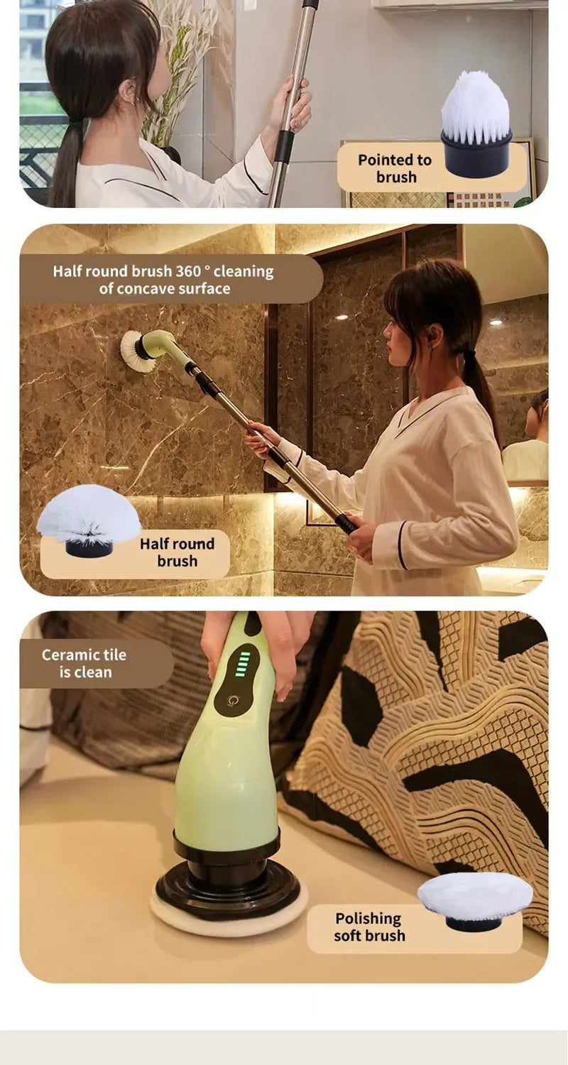 SpinScrub™ – Cordless Power Scrubber for Effortless Deep Cleaning