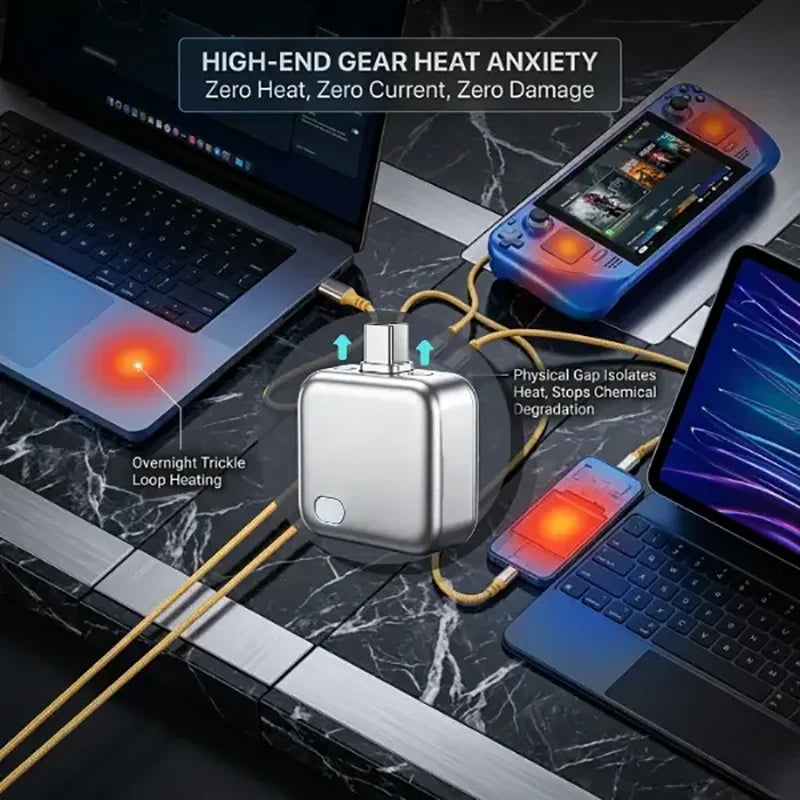 ChargeGuard Pro™ — USB-C Auto Shut-Off Charger Adapter