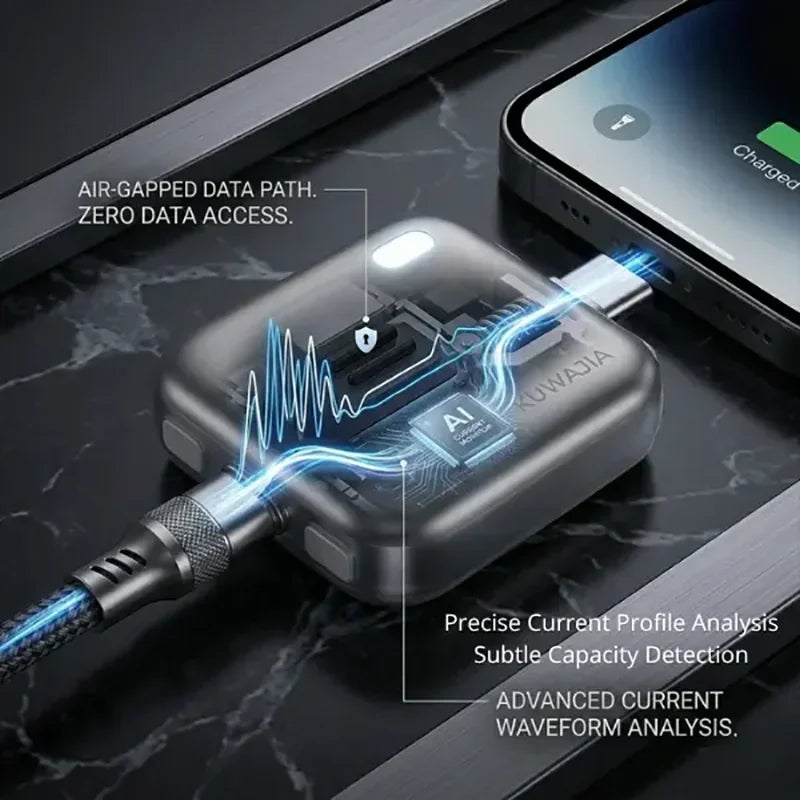 ChargeGuard Pro™ — USB-C Auto Shut-Off Charger Adapter