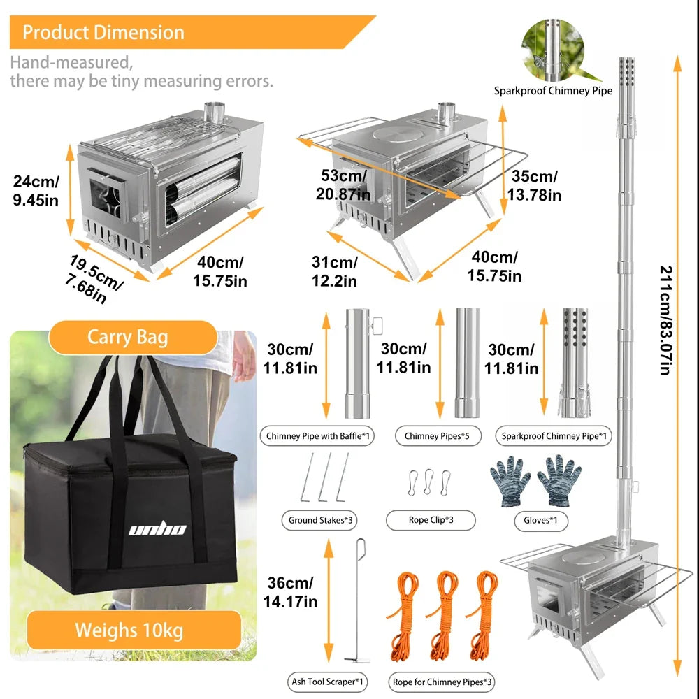 Portable Wood Burning Stove