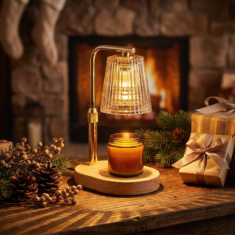 CandleGlow™ Candle Warmer Lamp — Timer, Dimmer & Adjustable Height