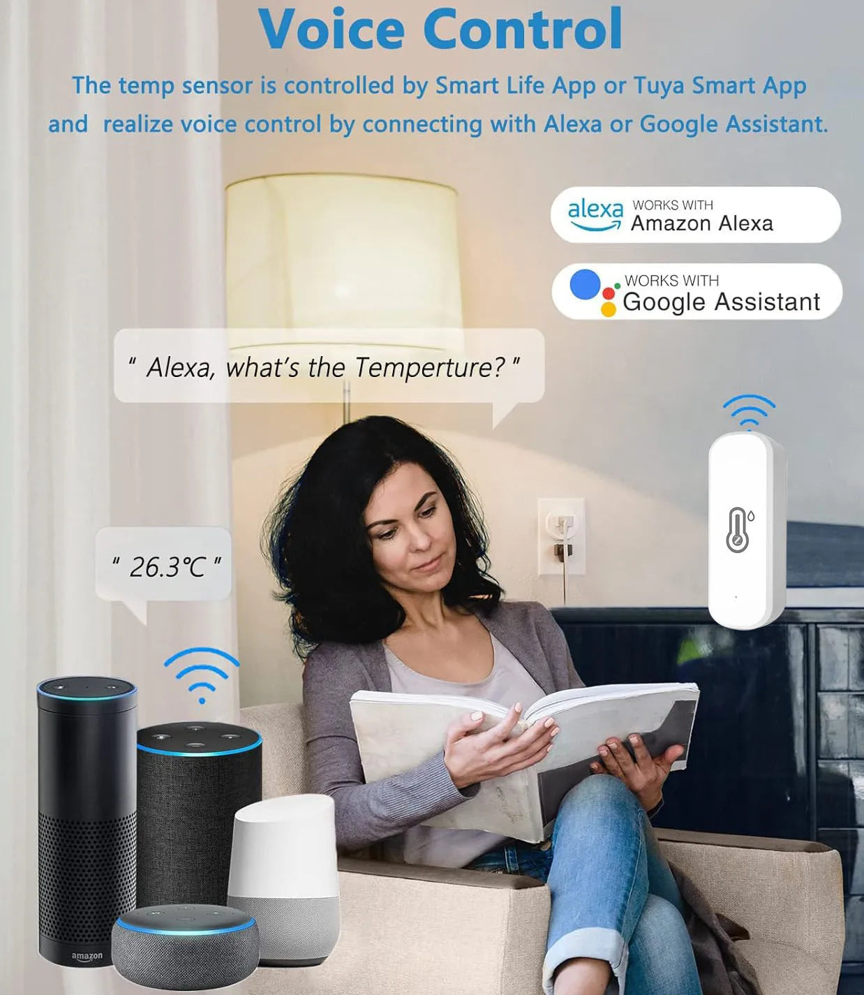 Zigbee 3.0 Temperature & Humidity Sensor