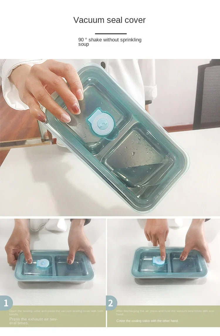 Liren Portable Electric Lunch Box – 304 Stainless Steel