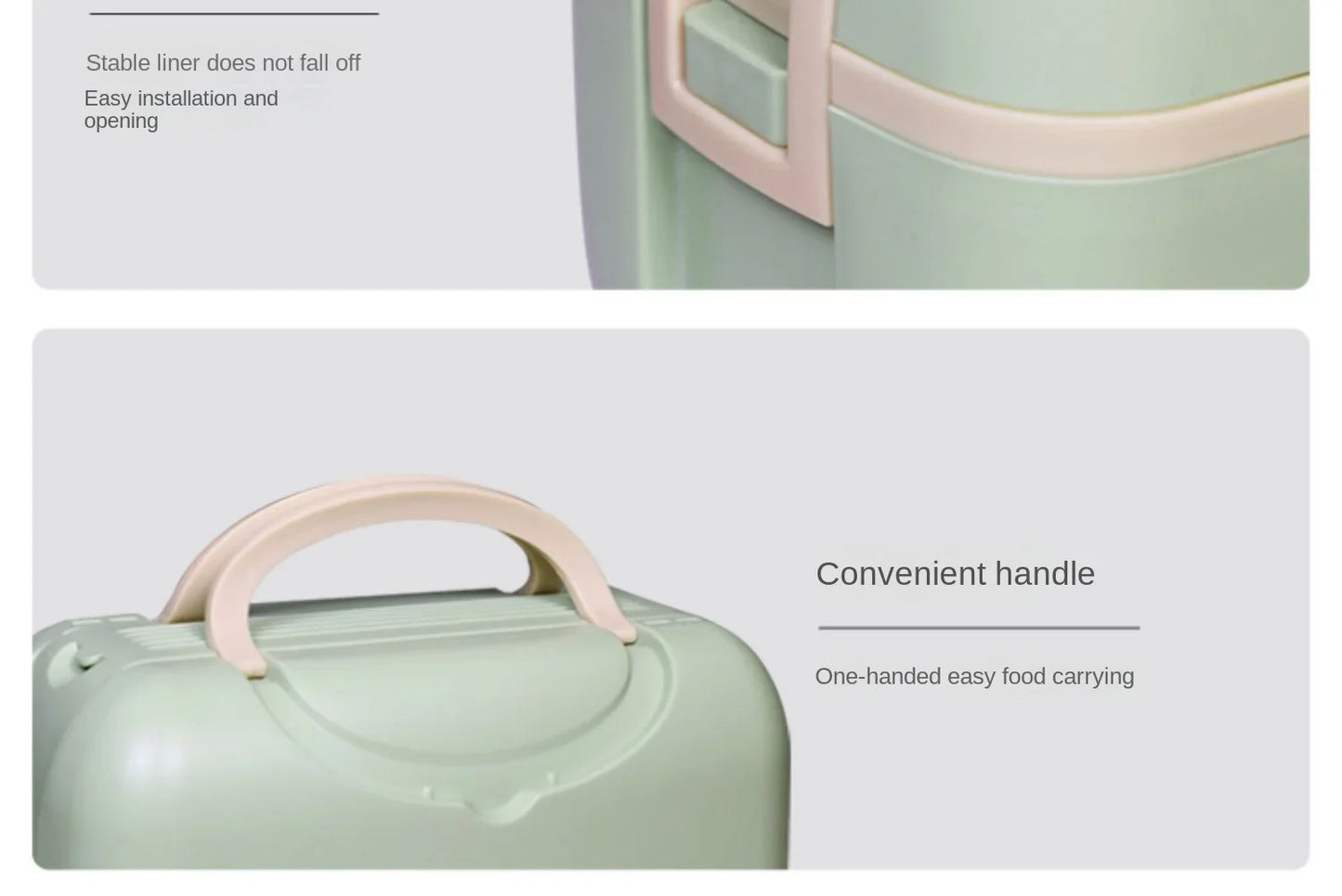 Liren Portable Electric Lunch Box – 304 Stainless Steel