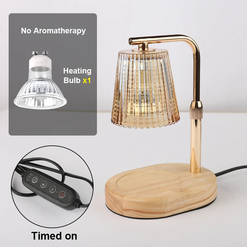 CandleGlow™ Candle Warmer Lamp — Timer, Dimmer & Adjustable Height
