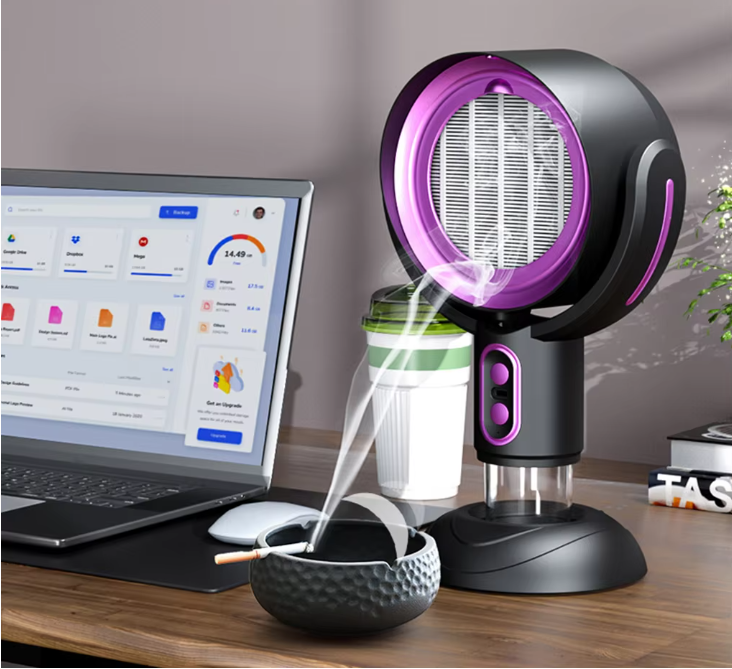 Portable Desktop Range Hood – USB Rechargeable Mini Extractor