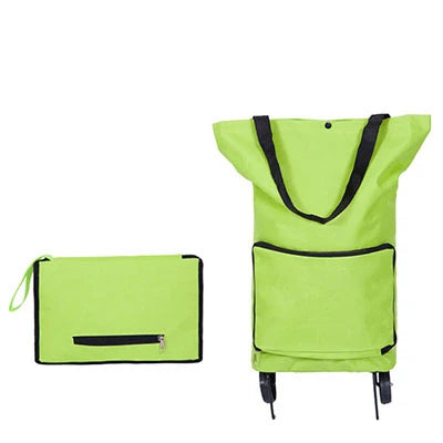 Folding Shopping Cart Bag with Wheels