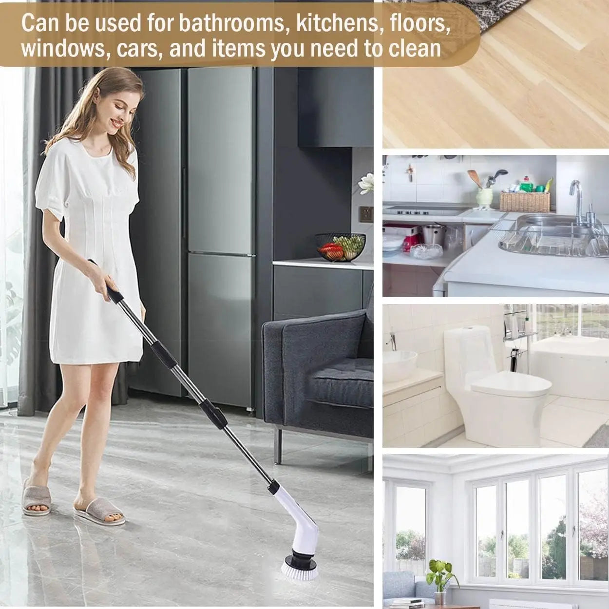 SpinScrub™ – Cordless Power Scrubber for Effortless Deep Cleaning