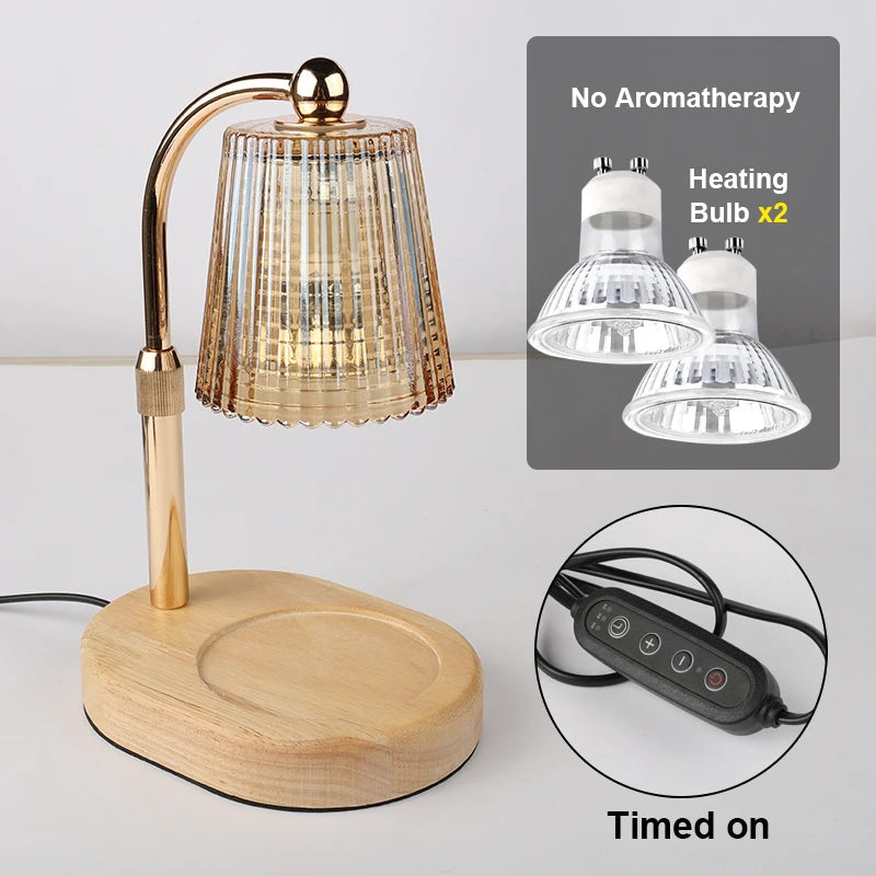 CandleGlow™ Candle Warmer Lamp — Timer, Dimmer & Adjustable Height
