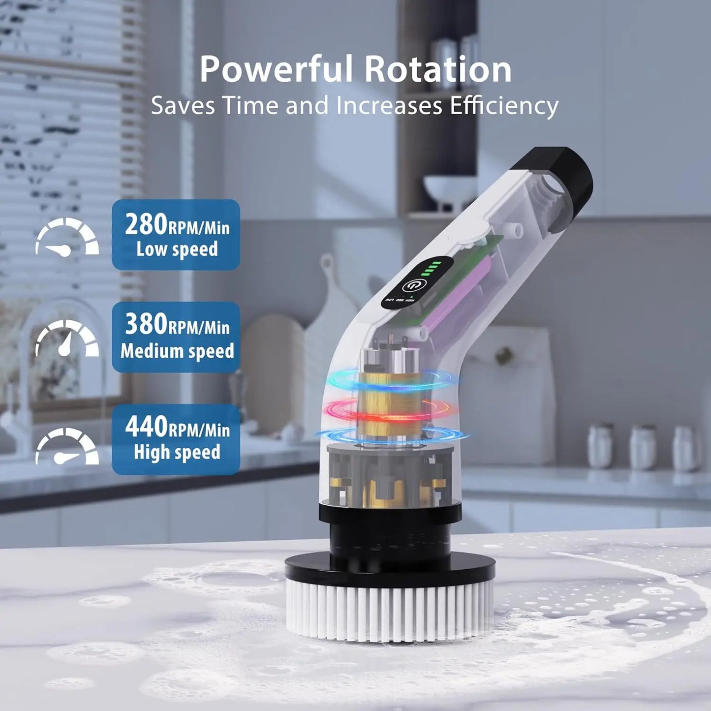 SpinScrub™ – Cordless Power Scrubber for Effortless Deep Cleaning