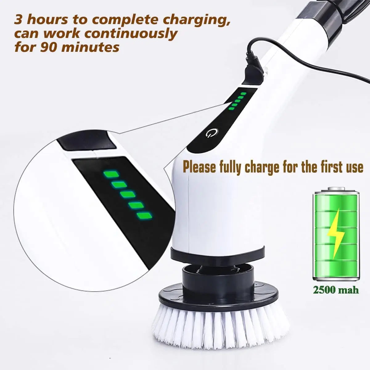 SpinScrub™ – Cordless Power Scrubber for Effortless Deep Cleaning