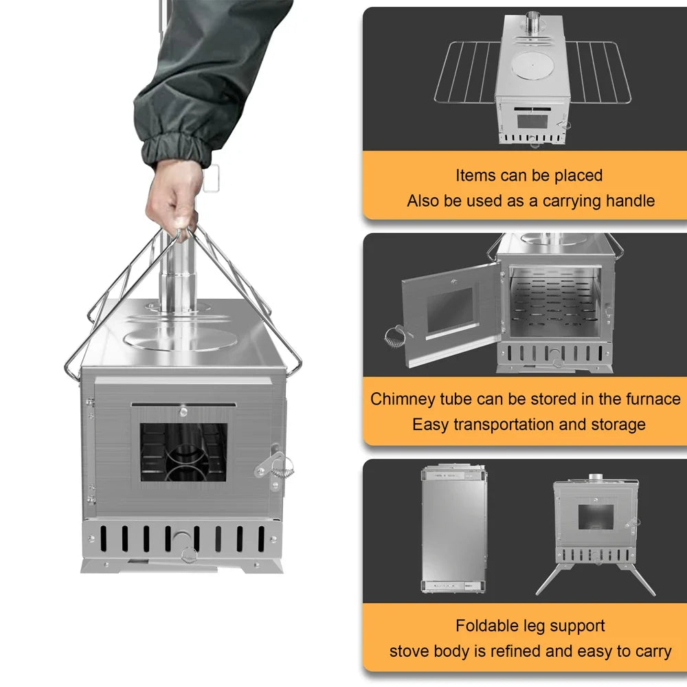Portable Wood Burning Stove