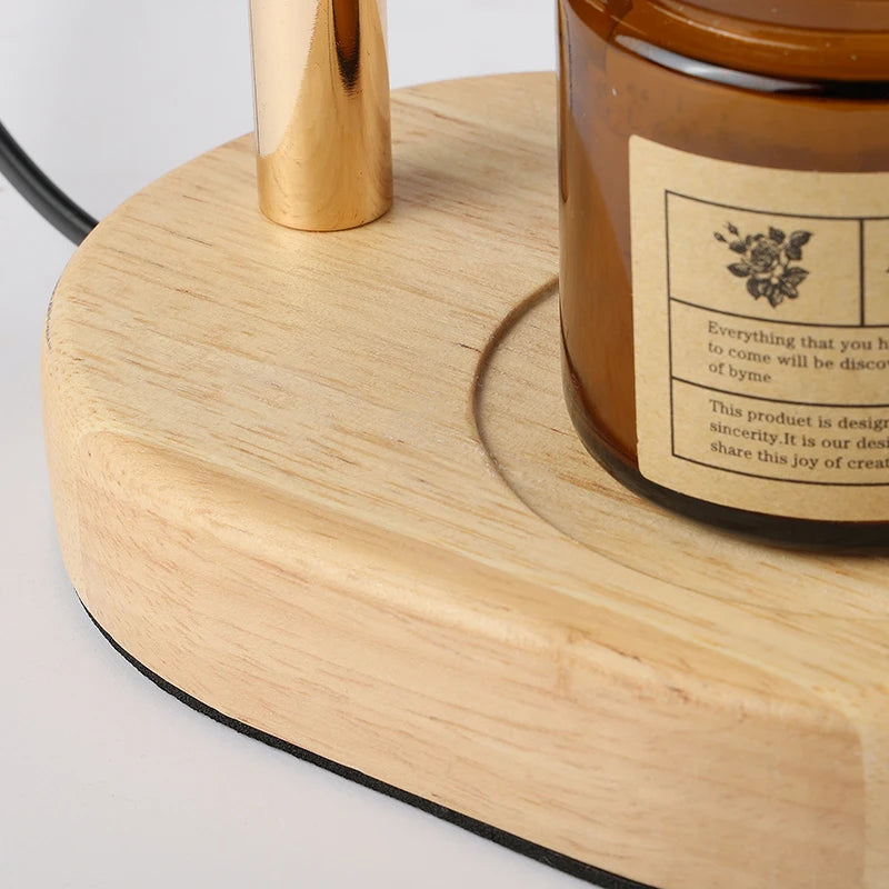 CandleGlow™ Candle Warmer Lamp — Timer, Dimmer & Adjustable Height